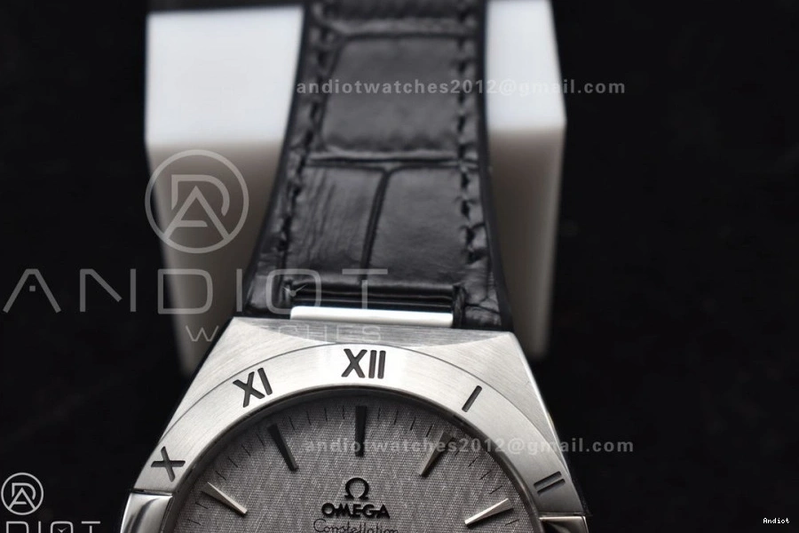 Strap Gray SS Clone A8900 Constellation Best Edition 1:1 VSF Black Gummy on Dial Super 1222